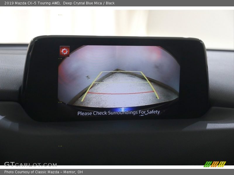 Deep Crystal Blue Mica / Black 2019 Mazda CX-5 Touring AWD