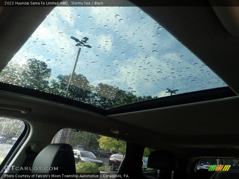 Stormy Sea / Black 2023 Hyundai Santa Fe Limited AWD