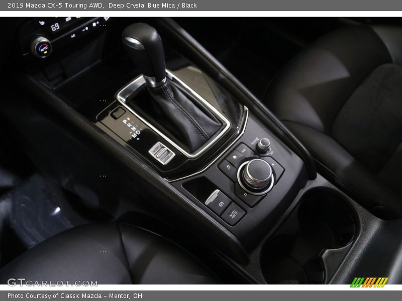 Deep Crystal Blue Mica / Black 2019 Mazda CX-5 Touring AWD