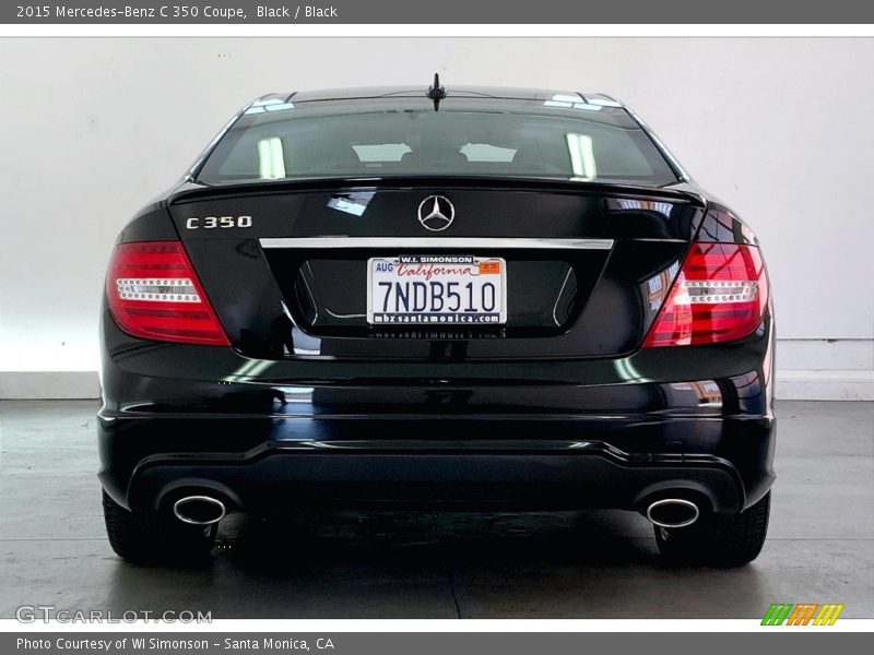 Black / Black 2015 Mercedes-Benz C 350 Coupe