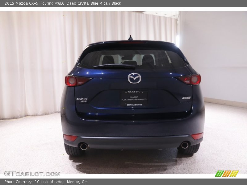 Deep Crystal Blue Mica / Black 2019 Mazda CX-5 Touring AWD