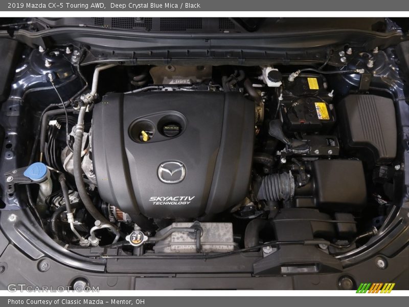 Deep Crystal Blue Mica / Black 2019 Mazda CX-5 Touring AWD