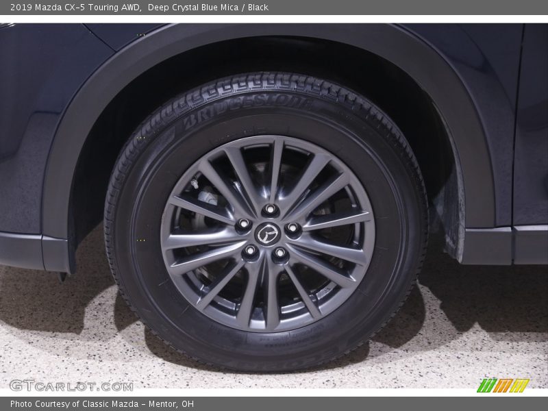 Deep Crystal Blue Mica / Black 2019 Mazda CX-5 Touring AWD