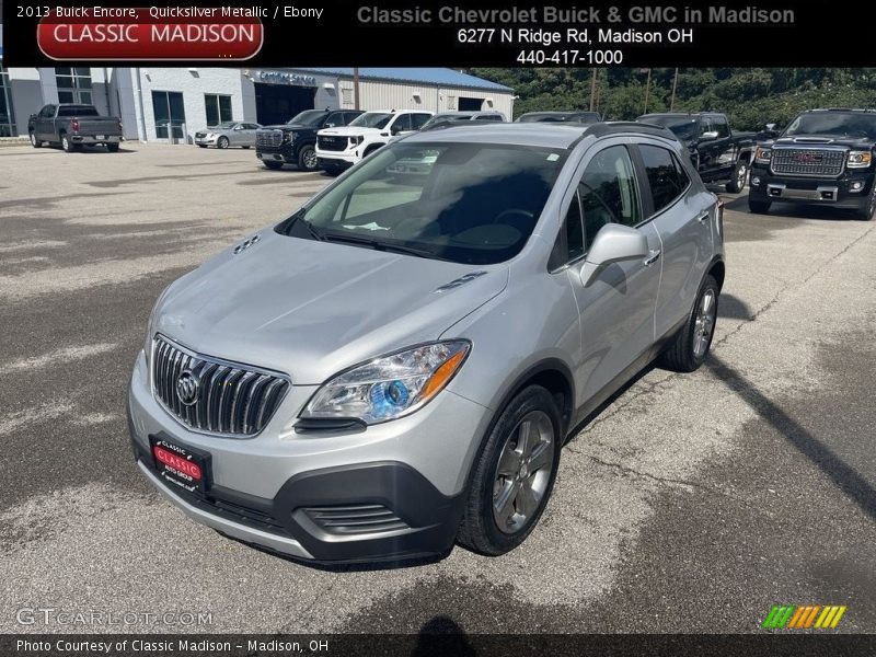 Quicksilver Metallic / Ebony 2013 Buick Encore