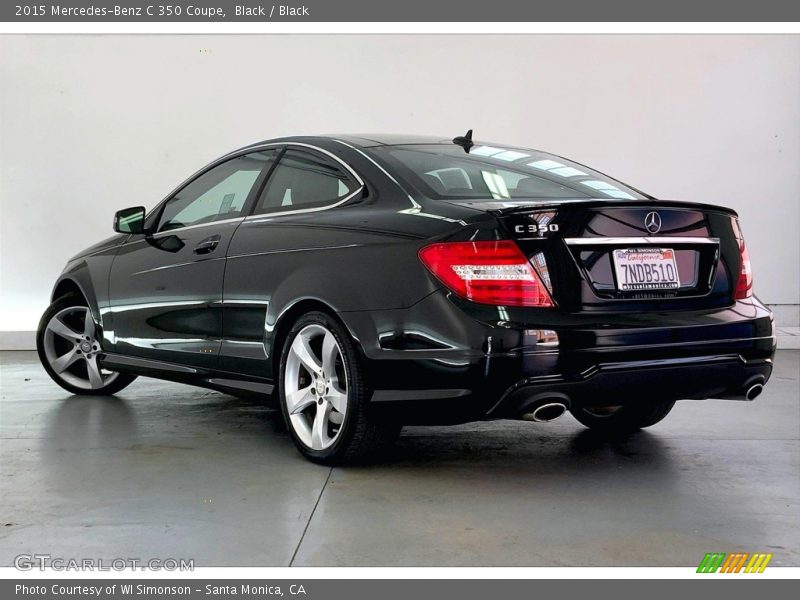 Black / Black 2015 Mercedes-Benz C 350 Coupe