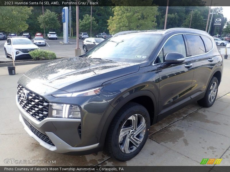 Front 3/4 View of 2023 Santa Fe SEL AWD