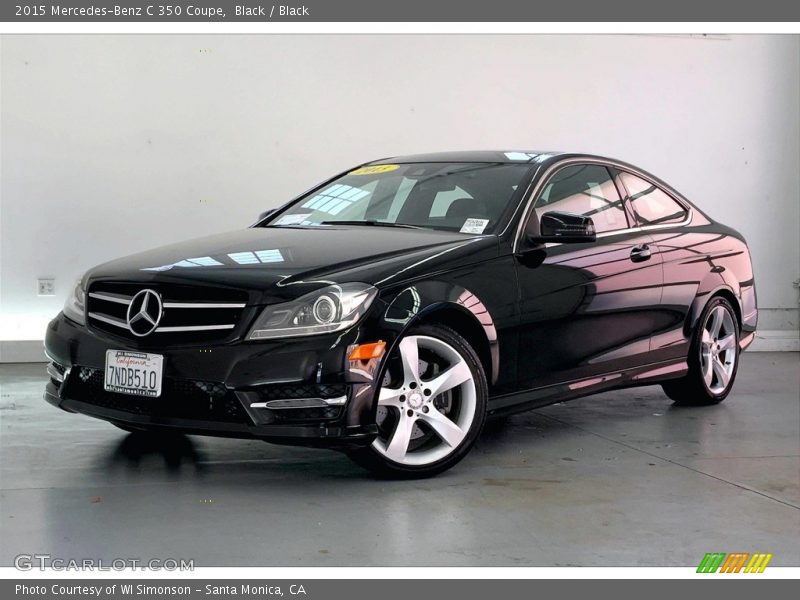 Black / Black 2015 Mercedes-Benz C 350 Coupe