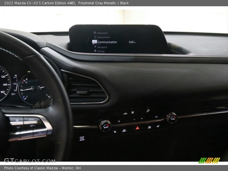 Polymetal Gray Metallic / Black 2022 Mazda CX-30 S Carbon Edition AWD