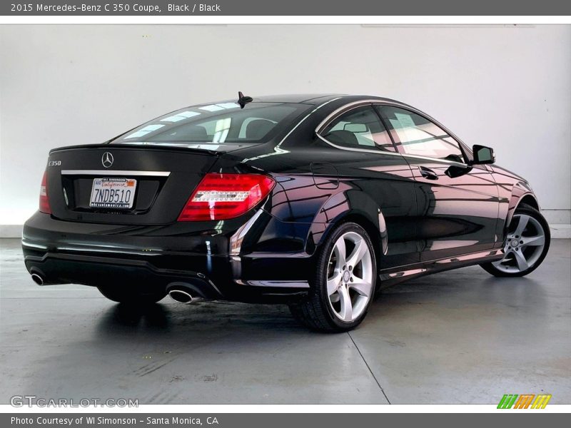 Black / Black 2015 Mercedes-Benz C 350 Coupe
