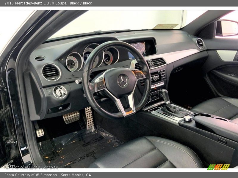 Black / Black 2015 Mercedes-Benz C 350 Coupe