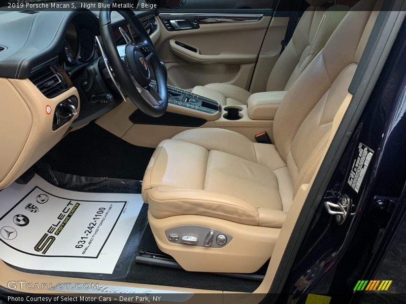  2019 Macan S Beige Interior