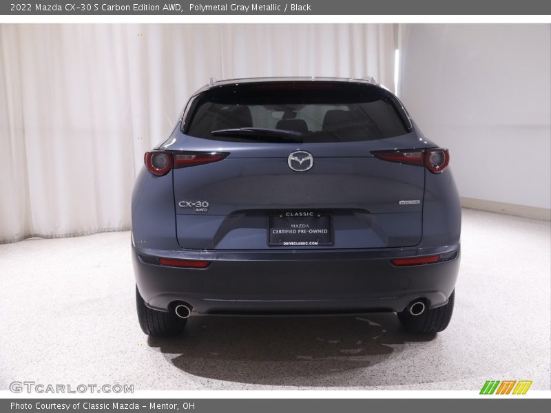 Polymetal Gray Metallic / Black 2022 Mazda CX-30 S Carbon Edition AWD