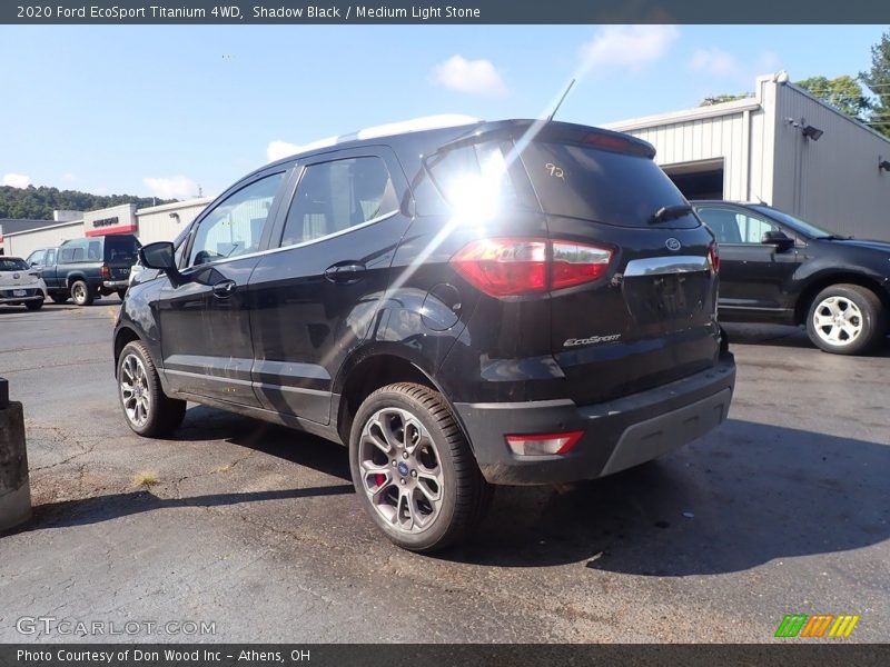 Shadow Black / Medium Light Stone 2020 Ford EcoSport Titanium 4WD