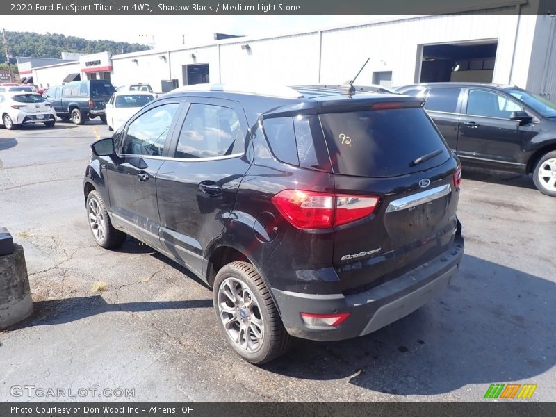 Shadow Black / Medium Light Stone 2020 Ford EcoSport Titanium 4WD