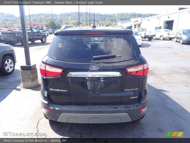 Shadow Black / Medium Light Stone 2020 Ford EcoSport Titanium 4WD