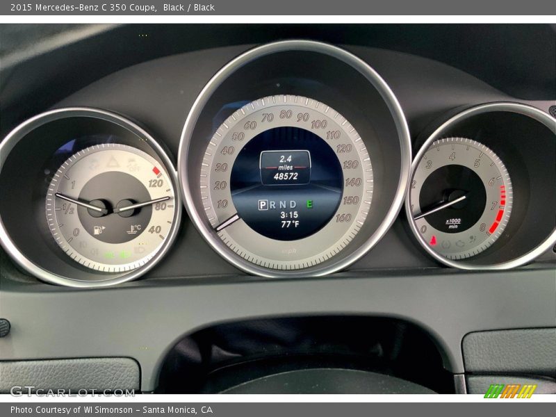 Black / Black 2015 Mercedes-Benz C 350 Coupe