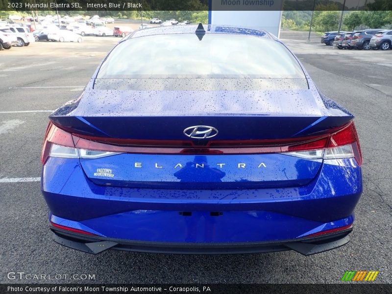 Intense Blue / Black 2023 Hyundai Elantra SEL