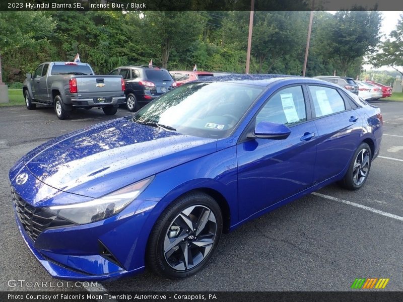 Intense Blue / Black 2023 Hyundai Elantra SEL