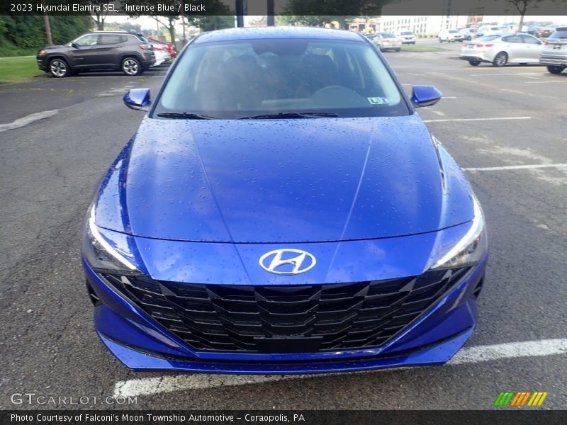Intense Blue / Black 2023 Hyundai Elantra SEL