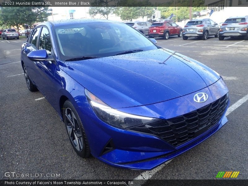 Intense Blue / Black 2023 Hyundai Elantra SEL