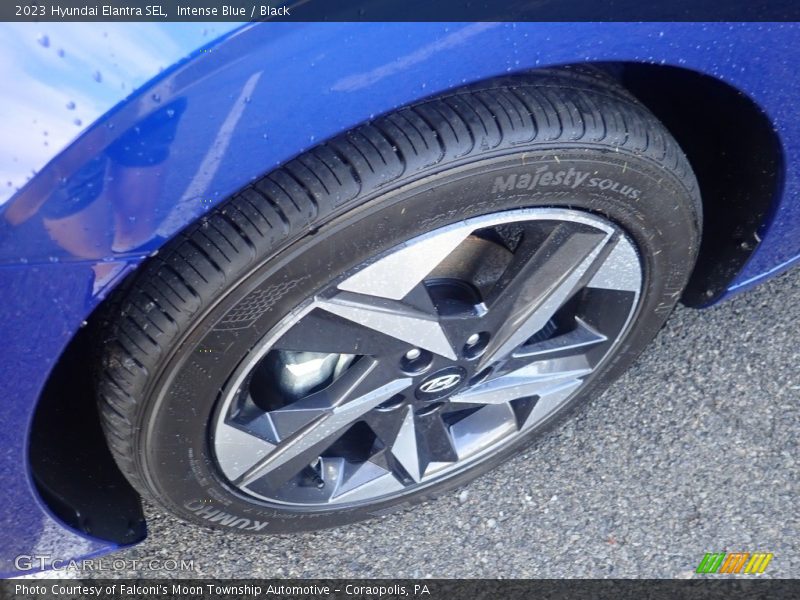 Intense Blue / Black 2023 Hyundai Elantra SEL