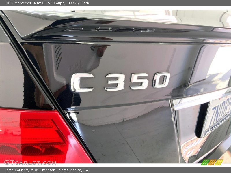 Black / Black 2015 Mercedes-Benz C 350 Coupe