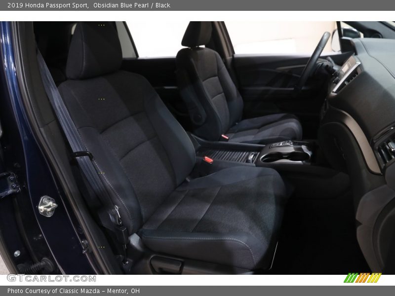Obsidian Blue Pearl / Black 2019 Honda Passport Sport