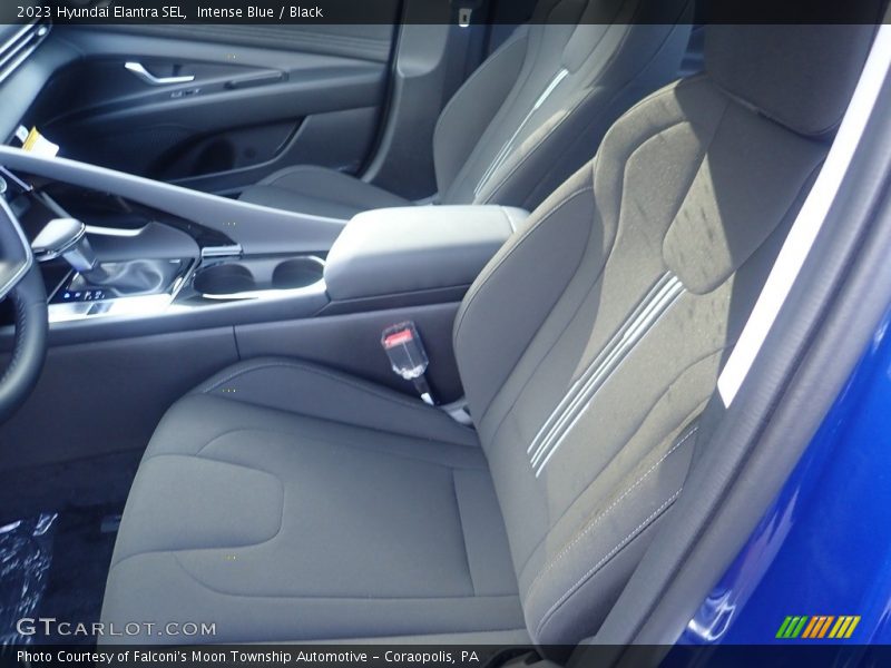 Intense Blue / Black 2023 Hyundai Elantra SEL