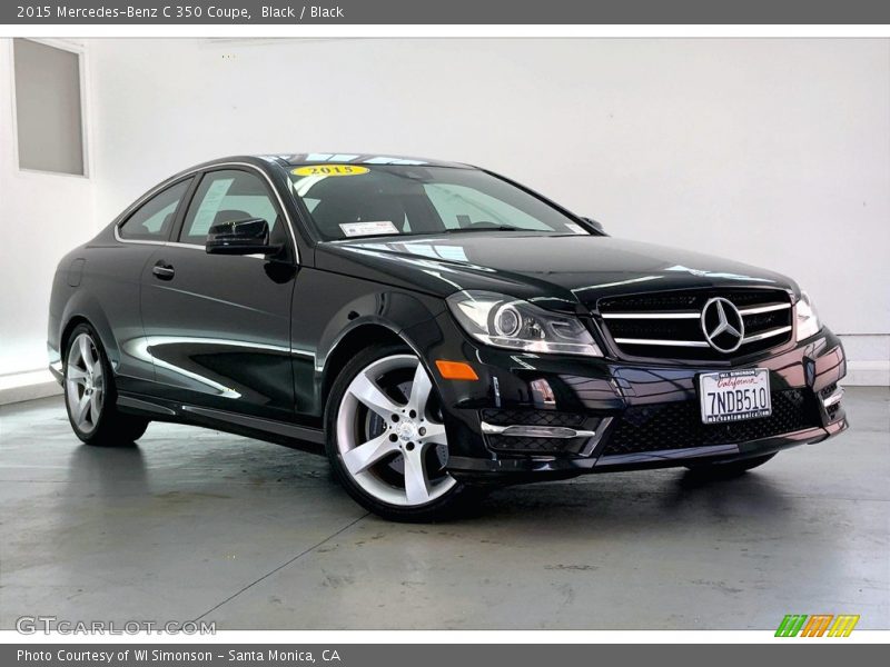 Black / Black 2015 Mercedes-Benz C 350 Coupe