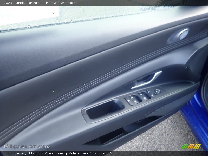 Intense Blue / Black 2023 Hyundai Elantra SEL