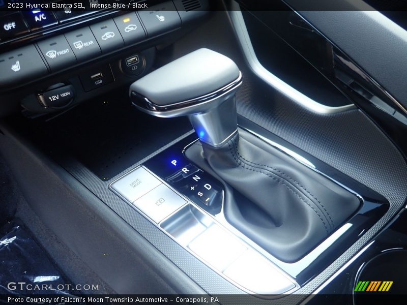 Intense Blue / Black 2023 Hyundai Elantra SEL