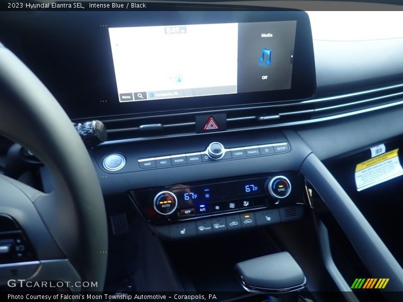 Intense Blue / Black 2023 Hyundai Elantra SEL