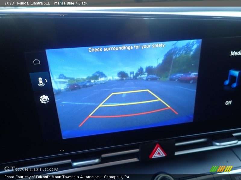 Intense Blue / Black 2023 Hyundai Elantra SEL