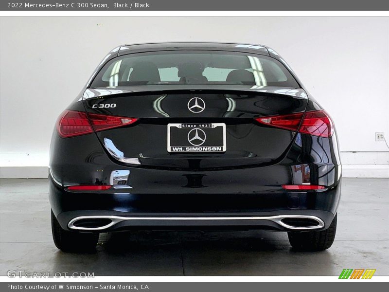 Black / Black 2022 Mercedes-Benz C 300 Sedan