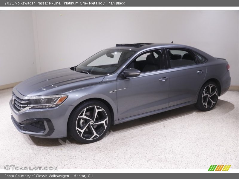 Front 3/4 View of 2021 Passat R-Line