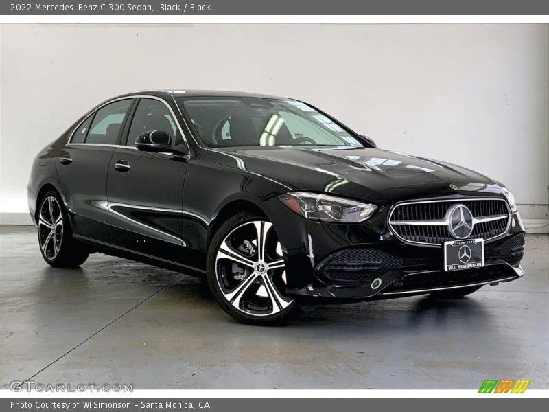 Black / Black 2022 Mercedes-Benz C 300 Sedan