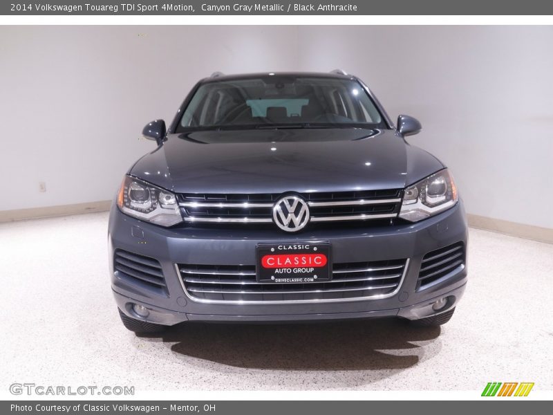 Canyon Gray Metallic / Black Anthracite 2014 Volkswagen Touareg TDI Sport 4Motion