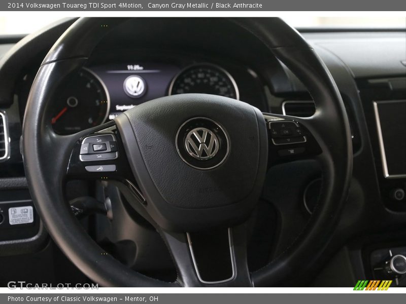 Canyon Gray Metallic / Black Anthracite 2014 Volkswagen Touareg TDI Sport 4Motion