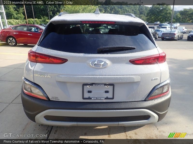 Cyber Silver / Gray 2023 Hyundai Kona SE AWD