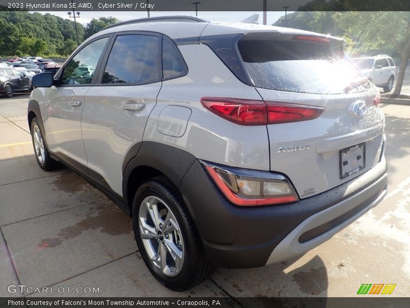 Cyber Silver / Gray 2023 Hyundai Kona SE AWD