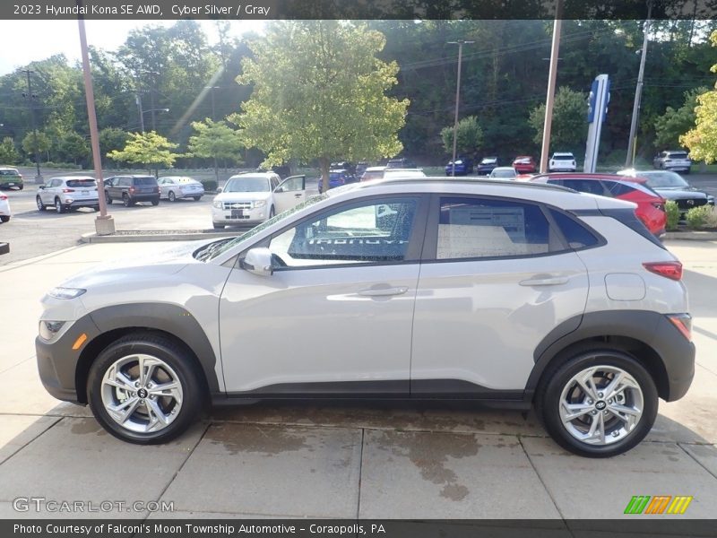  2023 Kona SE AWD Cyber Silver