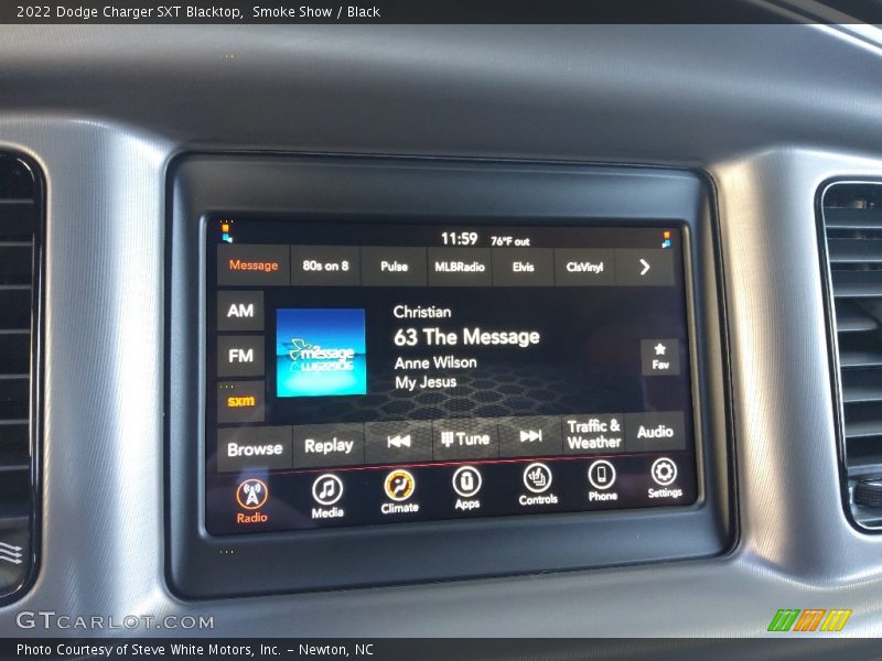 Smoke Show / Black 2022 Dodge Charger SXT Blacktop