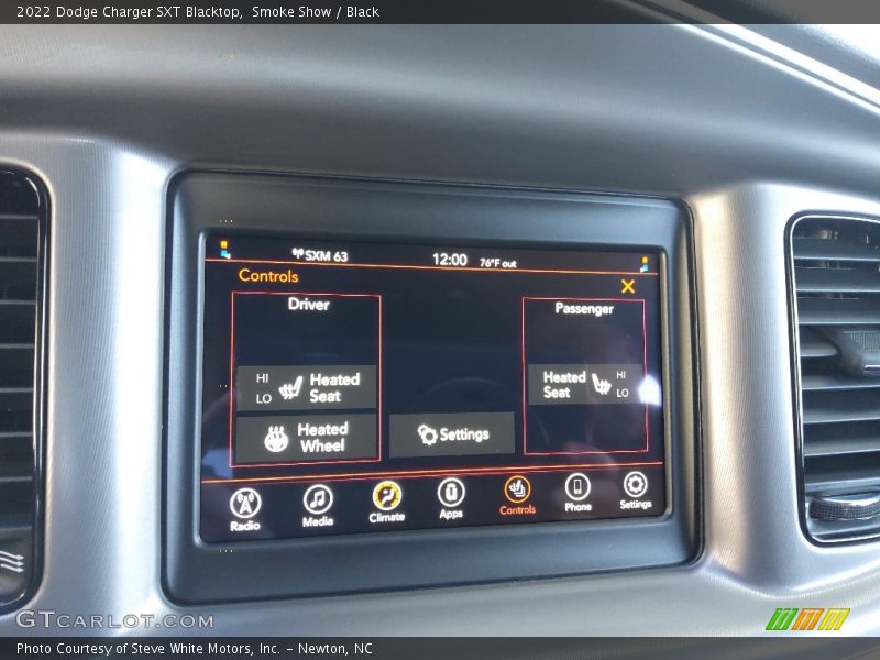 Smoke Show / Black 2022 Dodge Charger SXT Blacktop