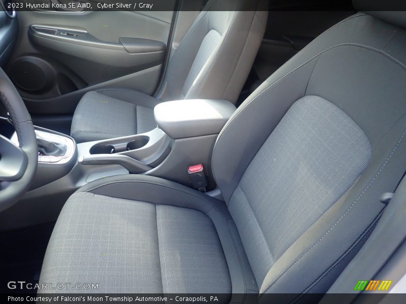 Front Seat of 2023 Kona SE AWD