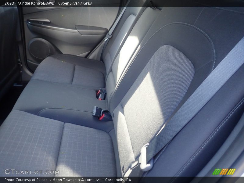 Rear Seat of 2023 Kona SE AWD