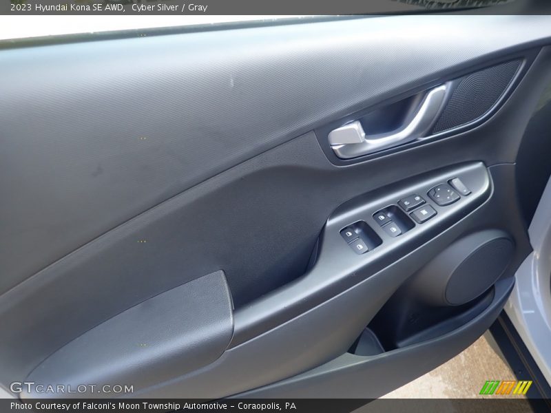 Cyber Silver / Gray 2023 Hyundai Kona SE AWD