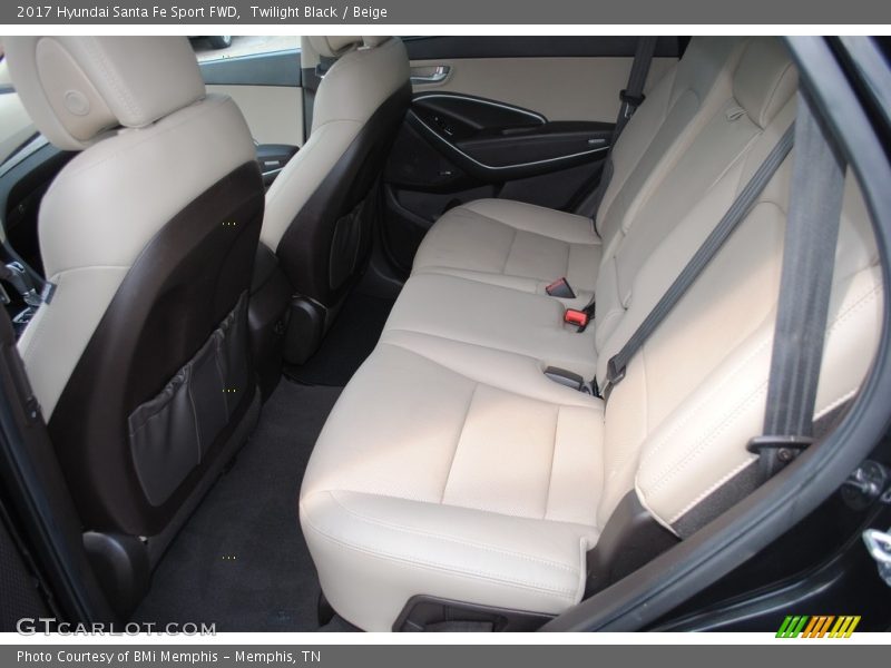 Twilight Black / Beige 2017 Hyundai Santa Fe Sport FWD