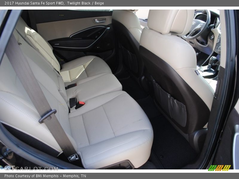 Twilight Black / Beige 2017 Hyundai Santa Fe Sport FWD