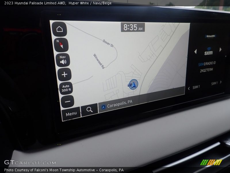 Hyper White / Navy/Beige 2023 Hyundai Palisade Limited AWD