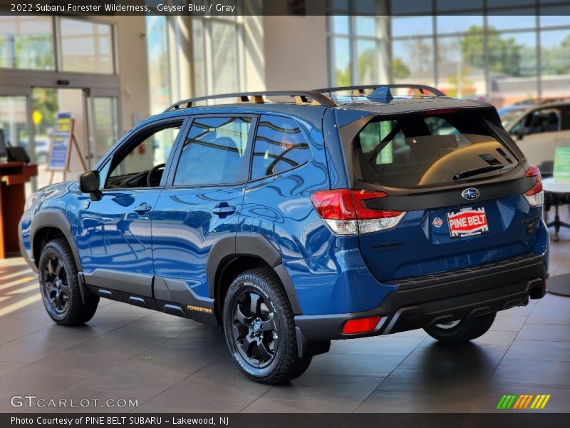 Geyser Blue / Gray 2022 Subaru Forester Wilderness
